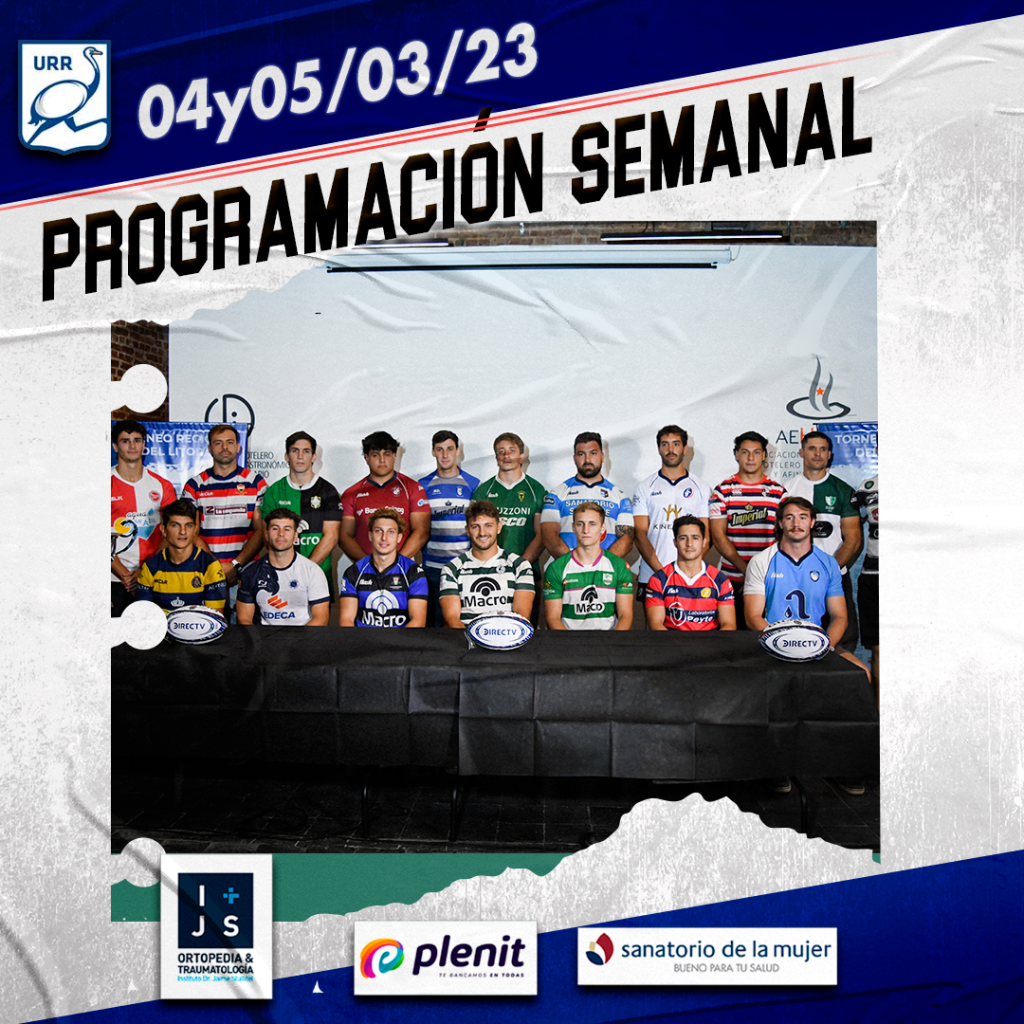 PROGRAMACIÓN SEMANAL: LOS PARTIDOS QUE SE VIENEN - Unión De Rugby De ...